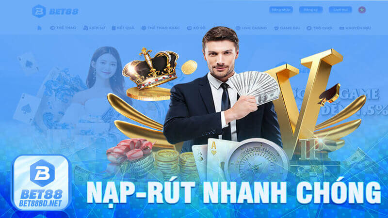 Hướng dẫn rút tiền bet88